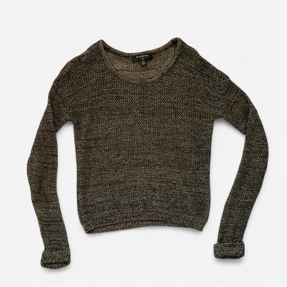 By Corpus Mesh Long Sleeve Top Size XS